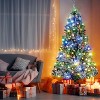6.5ft Snow Flocked Pre-Lit Christmas Tree with 470 Color-Changing Lights and 8 Lighting Modes, 720 Branch Tips - 3 of 4