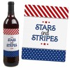 Big Dot of Happiness 4th of July - Independence Day Decorations for Women and Men - Wine Bottle Label Stickers - Set of 4 - 4 of 4