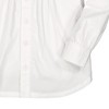 Hope & Henry Girls' Ruffle Neck Blouse with Pintucks (White, 6-12 Months) - image 3 of 4