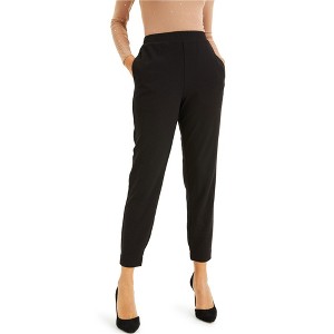 I.N.C International Concepts Womens Woven Casual Jogger Pants, Black, X-Small - 1 of 1