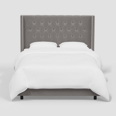 Louis Wingback Bed in Luxe Velvet - Threshold™