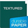 Oxford Twin-Pocket Folder Embossed Leather Grain Paper Teal 25/Box 57555 - 4 of 4