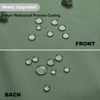 Waterproof Modern Shower Curtain with Hooks, 72"W x 72"L (Pack of 1) - 4 of 4