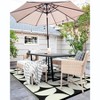 Lahome New Style Series Outdoor Plastic Straw Rug-Waterproof Reversible Mat for Patio, Backyard, Camping, RV Awning - 3 of 4