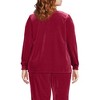Lands' End Women's Long Sleeve Velvet Blouse - 3 of 4