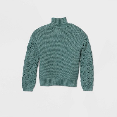 mock turtleneck sweater