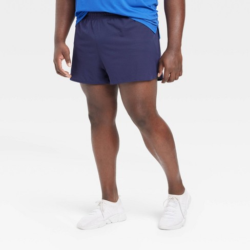 Men's Big Lined Run Shorts 3 - All In Motion™ Navy Blue 2xl : Target