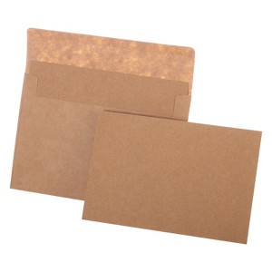 Unique Bargains Wedding Greeting DIY Graduation Blank Cards and Envelopes 100 Set - 1 of 4
