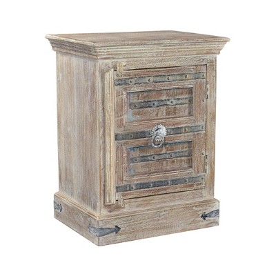 Taran Designs,Callan 1-door Solid Wood Nightstand (Right)