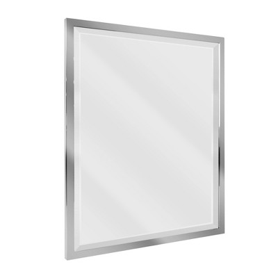 24" x 30" Classic Metal Frame Wall Mirror Chrome - Head West