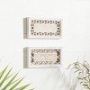 Set of 2 Farmhouse Wood Carved Sign Wall Decors - Olivia & May - 2 of 4