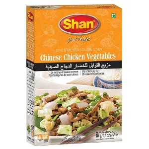 Shan Seasoning Mix -chinese Chicken Vegetables 40 gms - Shan Masala (Pack of 1) - 1 of 4