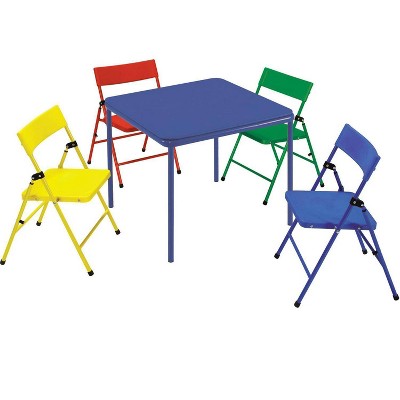 kids folding table set