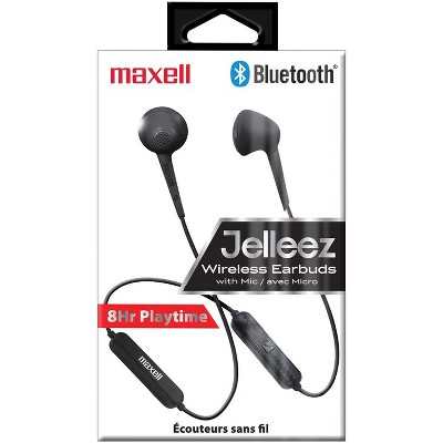 Maxell Jelleez Earset - Wireless - Bluetooth - Earbud - Black Maxell Jelleez Earset - Wireless - Bluetooth - Earbud - Black