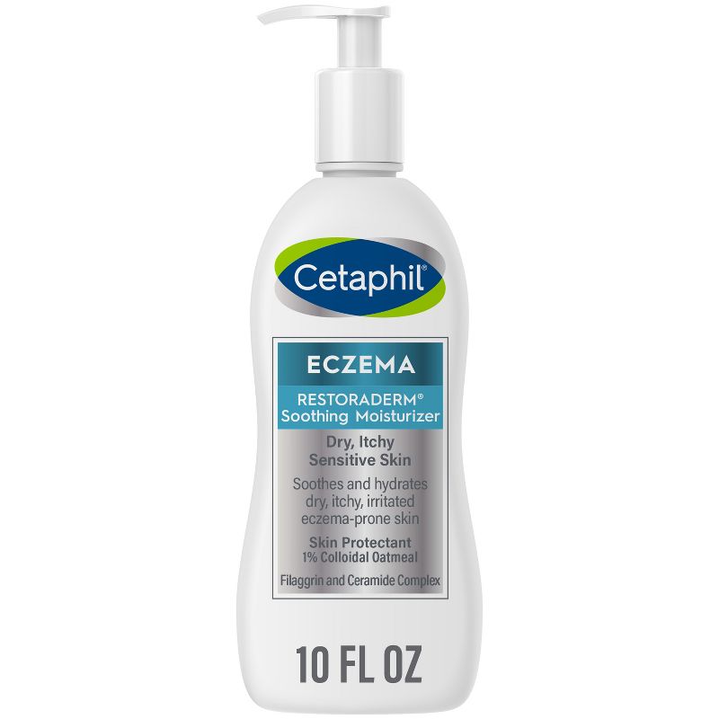 Cetaphil Eczema Restoraderm Soothing Moisturizer Unscented - 10 fl oz, 1 of 8
