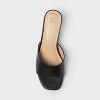 Women's Mavis Mid Martini Mule Heels with Memory Foam Insole - Wild Fable™ Black - 3 of 3