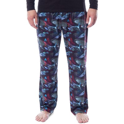 Star Trek The Next Generation TNG Mens' Starship Enterprise Romulan Pajama Pants Multicolored