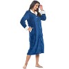 Casual Nights Women's Zip Front Plush Fleece Robe - 2 of 4