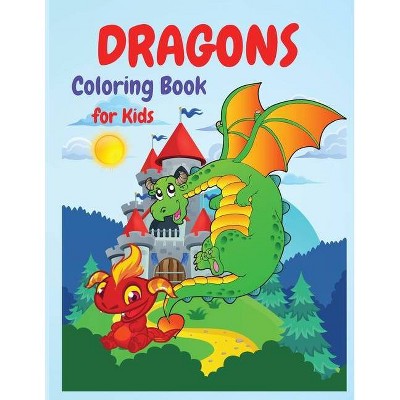 Dragons Coloring Book - by  Philippa Wilrose (Paperback)