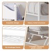 Twin Daybed with Pop Up Trundle & Headboard, Heavy Duty Metal Daybed Frame for Living Room Guest Room Apartment - 2 of 4
