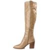 Journee Collection Womens Therese Stacked Heel Knee High Boots - 2 of 4