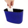 Unique Bargains Car Trash Can Portable Car Door Trash Bin Blue 1 Pc 7.1" Length 3.2" Width 5.1" Height ABS - 4 of 4