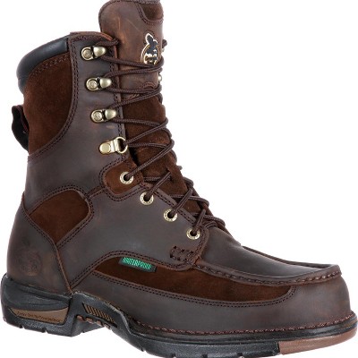 Men's Brown Georgia Boot Athens Waterproof Work Boot Size 9(wide) : Target