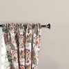 Ellis Curtain Wynette Lined 3" Rod Pocket Curtain Panel Pair with Tiebacks Multicolor - 3 of 4