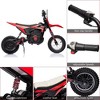 Acekool Kids Ride On Dirt Bike, Electric Off-Road Motorcycle, Fast Speed, Comfortable Leather Seat, Outdoor Toy, Air-Filled Tires - 3 of 4