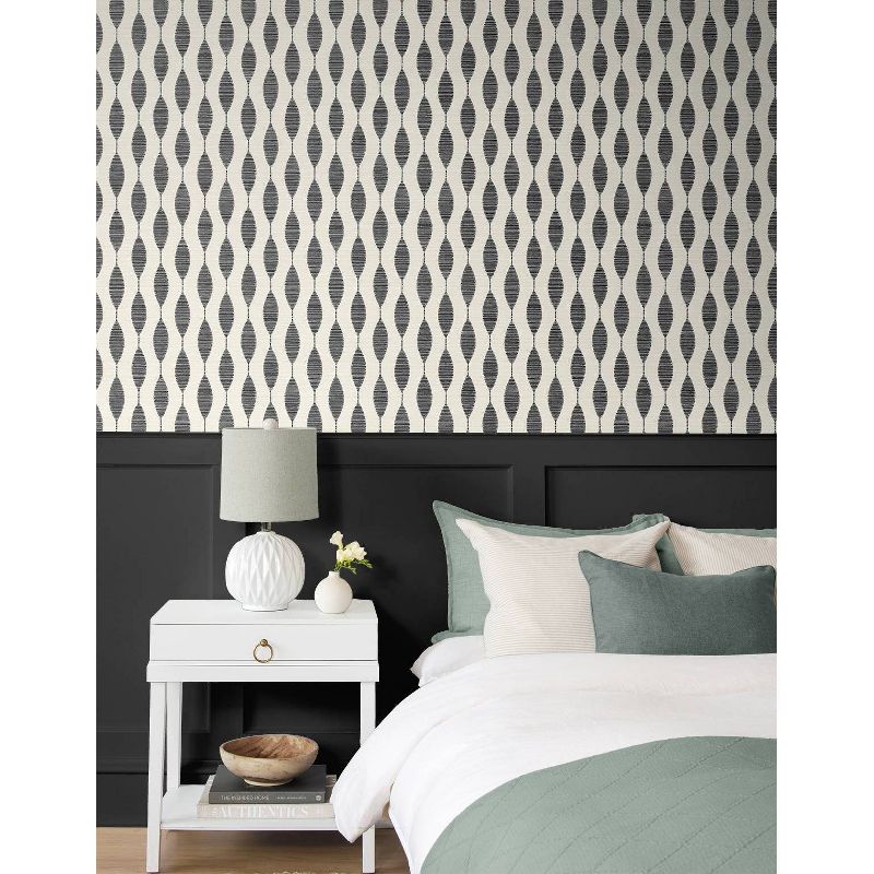 Stacy Garcia Home Ditto Geometric Peel and Stick Wallpaper Black, 5 of 7
