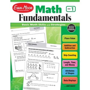 Math Fundamentals, Grade 1 Teacher Resource - by  Evan-Moor Educational Publishers (Paperback) - 1 of 1