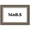 PosterPalooza | Photo Size Weathered Black Picture Frame - UV Acrylic, Foam Board Backing, Hanging Hardware - 2 of 4