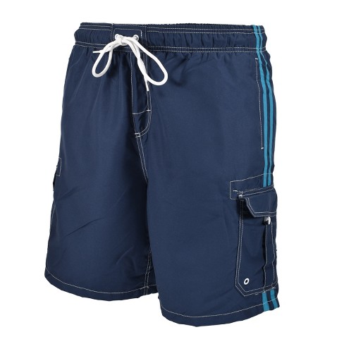 Mens swim trunks hot sale with cargo pockets