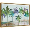 23" x 16" Tropical Dream by Asia Jensen Framed Canvas Wall Art - Amanti Art: Hand-Stretched, Sawtooth Back, Lithograph - 2 of 4