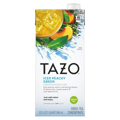 Tazo Iced Peachy Green Tea Concentrate - 32 fl oz