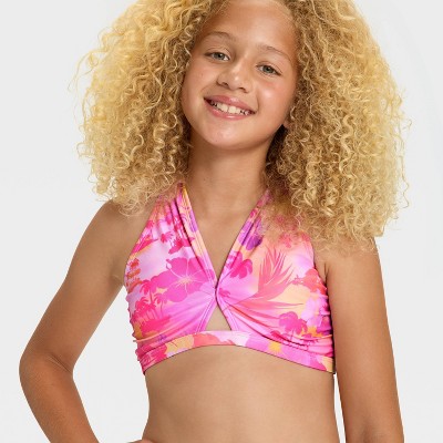 Art Class Girls' Island Dream Tie-Dye Bikini Set - art class™ Pink/Purple S — фото 3
