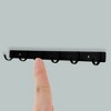 Unique Bargains Bathrooms Coat Rack Wall Hooks for Hanging Hat Rack Towel - 4 of 4