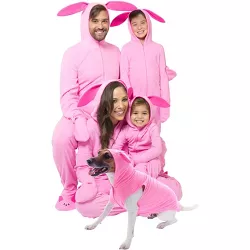 A Christmas Story Family Pajamas Ralphie Pink Bunny Matching Onesie