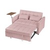 NicBex 58/80 Inch Loveseat,Modern Chesterfield Velvet Loveseat Sofa with Nailhead,Upholstered 2-Seater Couch for Living Room,Bedroom,Lounge - 4 of 4
