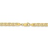 Black Bow Jewelry 4.5mm 10k Yellow Gold Concave Anchor Chain Bracelet - 3 of 4