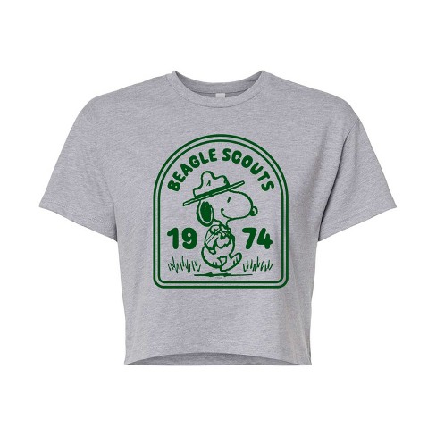 Women's - Peanuts -  Cropped Graphic T-Shirt - image 1 of 4