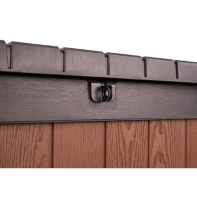 Darwin 150 Gallon Brown Resin Lockable Deck Box