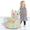 Rainbow Unicorn Plush Character Kids' Chair - Trend Lab - 4 of 4