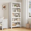 GustoWave 71" Tall Bookcase w/Adjustable Shelves 31.5in Width Wooden Bookshelf 5 Tier Farmhouse Bookshelves Vintage Bookcase - 3 of 4