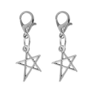 Unique Bargains Shoelace Charms Silver Tone 1 Pair - 1 of 4