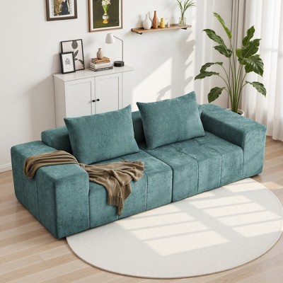 Modern 107"  Oversized Sectional Sofa Couch with Pillows for Living Room