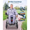 Garvee Wheelchair for Adults, Ultra Lightweight & Foldable, 330lb Large Capacity, All Terrain Mobility Chair - 2 of 4