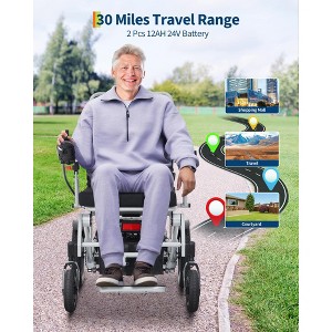 Wheelchair for Adults, Ultra Lightweight & Foldable, 330lb Large Capacity, All Terrain  Mobility Chair - 1 of 4