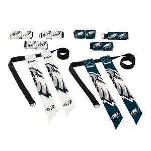 NFL Franklin Sports Philadelphia Eagles Youth Flag Football Set - 1 of 3