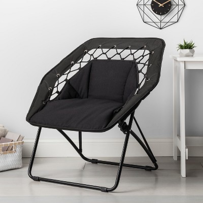 Hex Bungee Chair Black - Room Essentials™